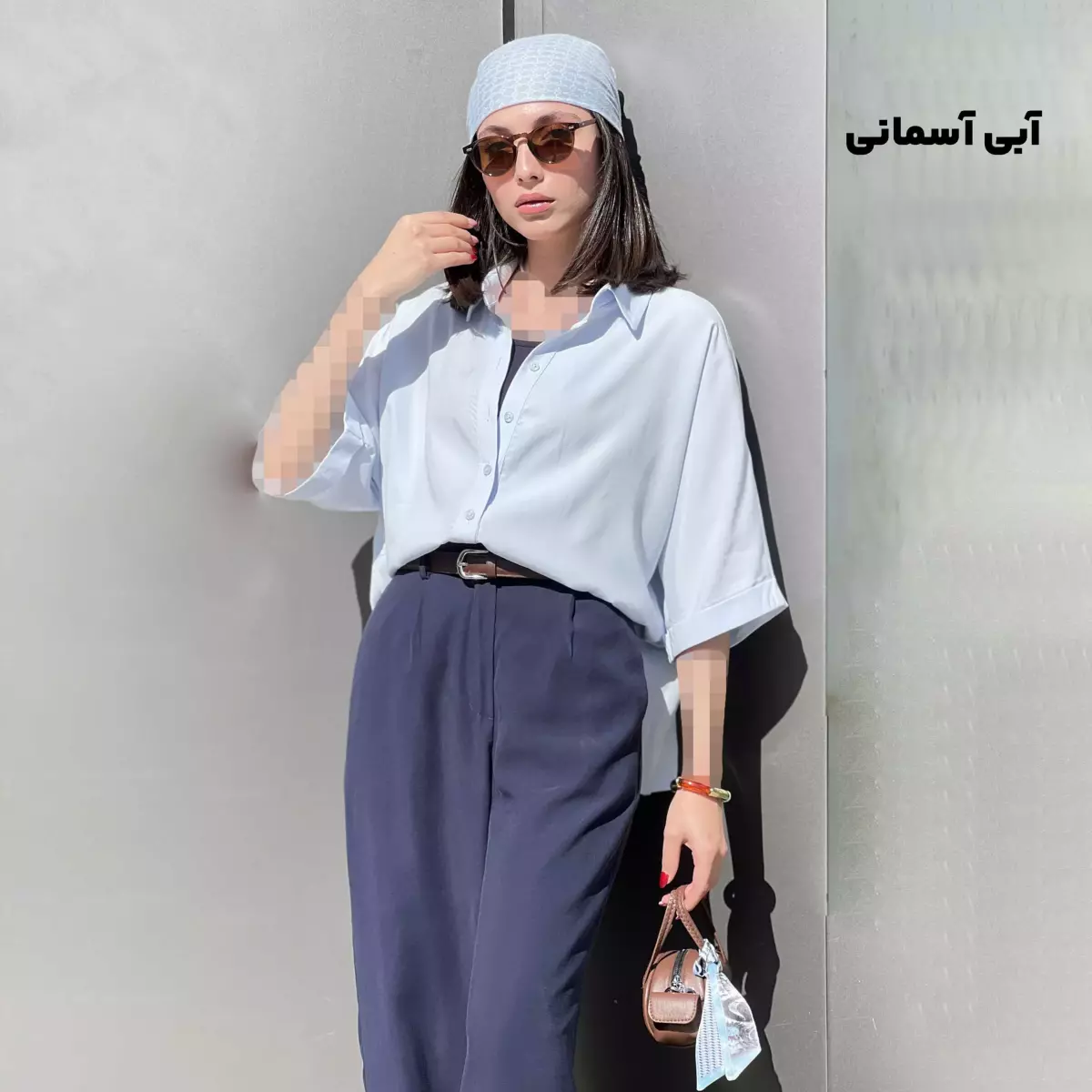 شومیز زنانه سیلک باکسی