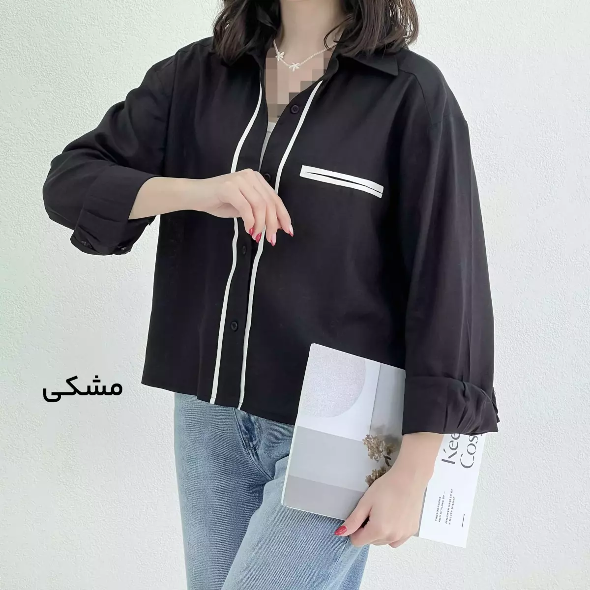 شومیز زنانه لینن کاپیتان