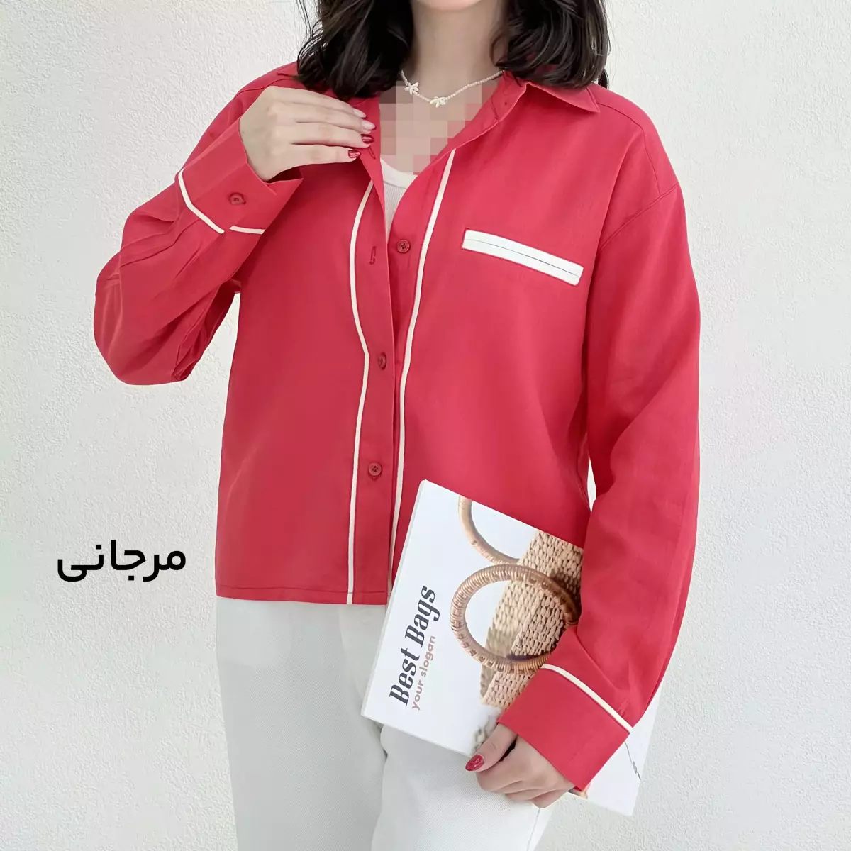 شومیز زنانه لینن کاپیتان