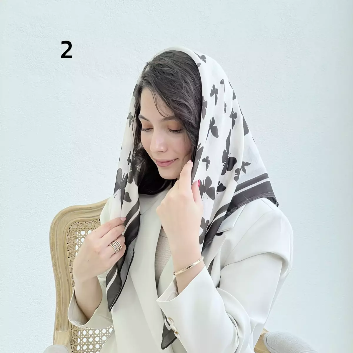 مینی اسکارف زنانه طرحدار