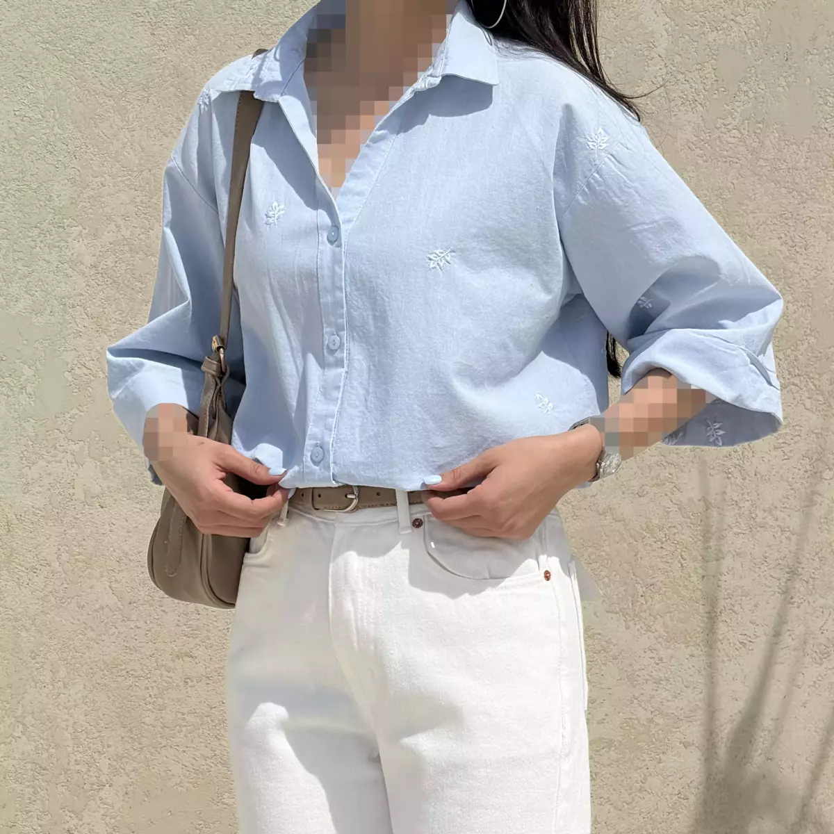 شومیز زنانه طرح برگ