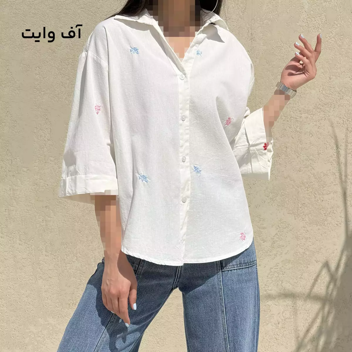 شومیز زنانه طرح برگ