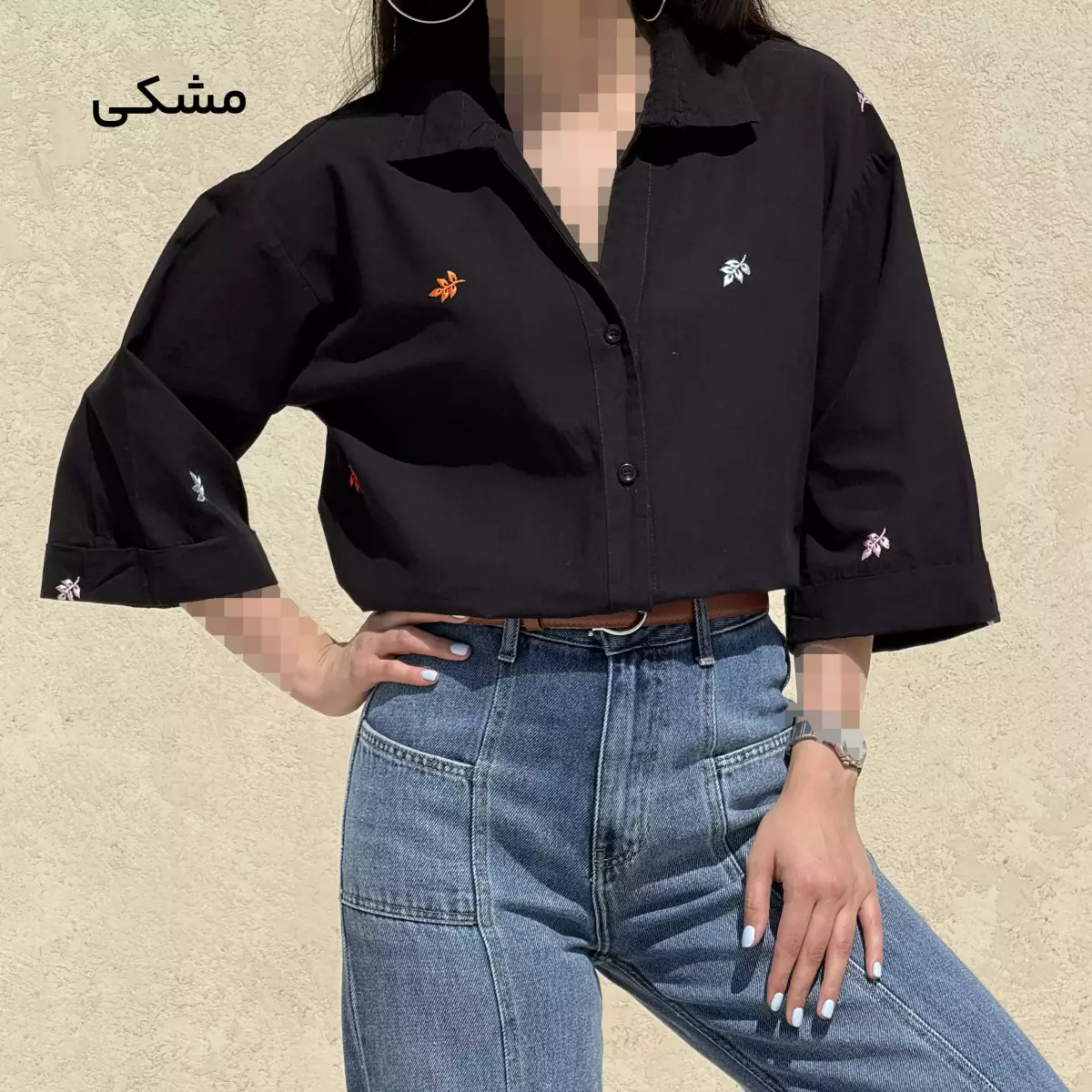 شومیز زنانه طرح برگ