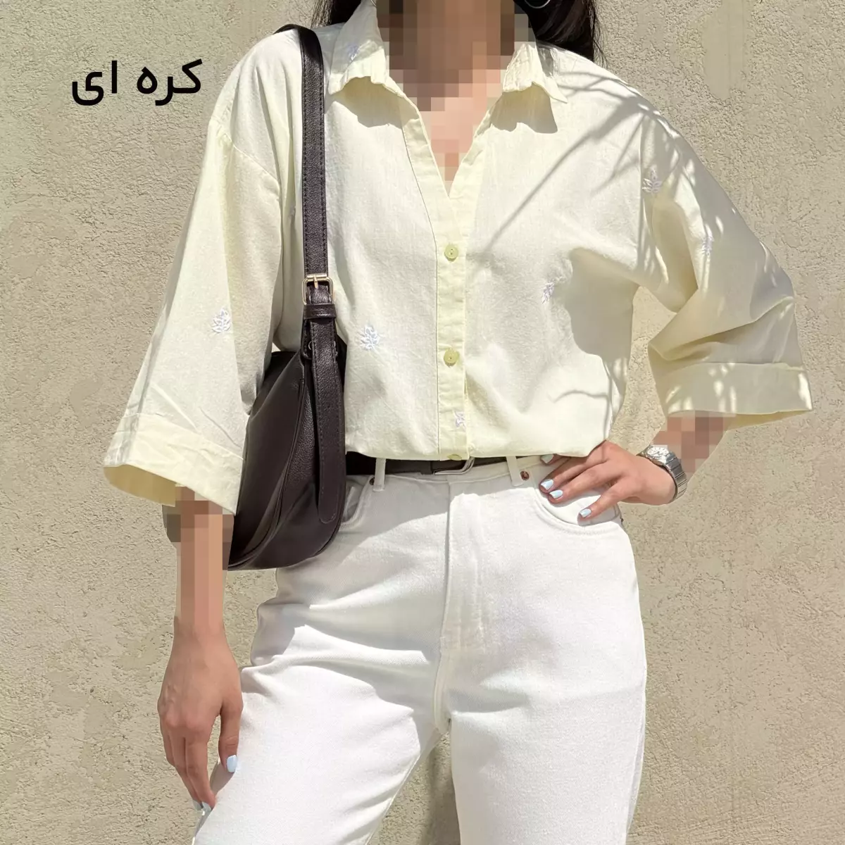 شومیز زنانه طرح برگ
