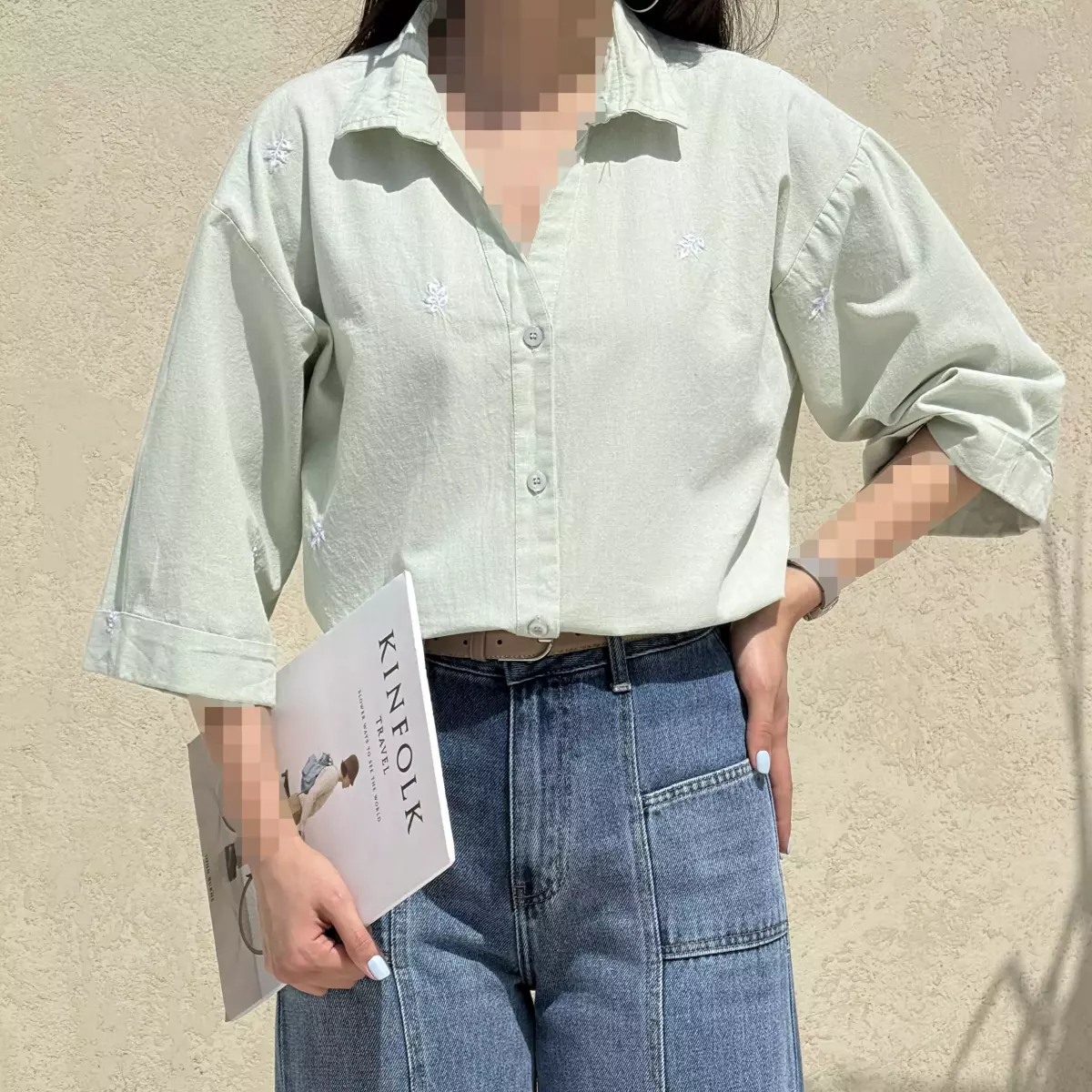 شومیز زنانه طرح برگ
