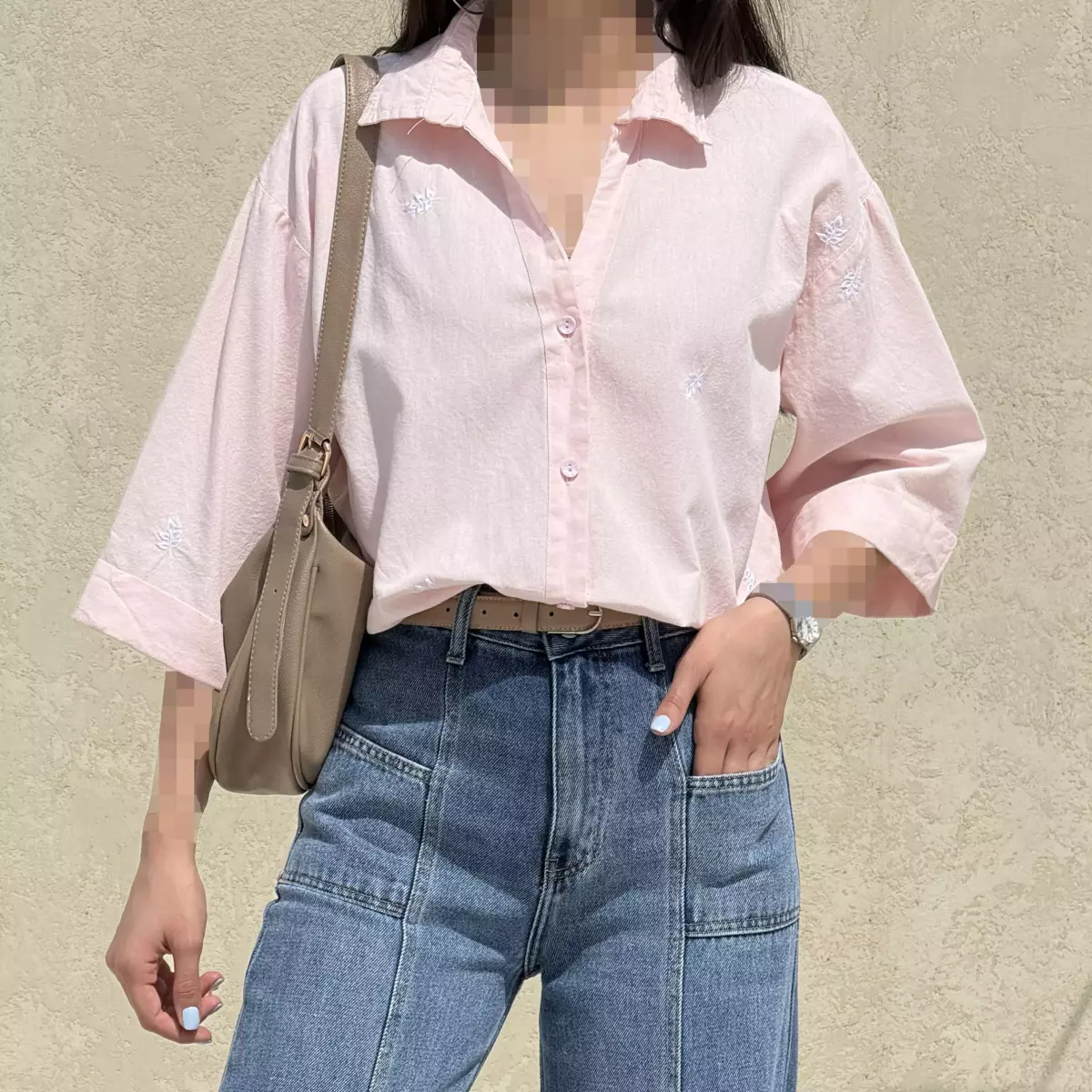 شومیز زنانه طرح برگ