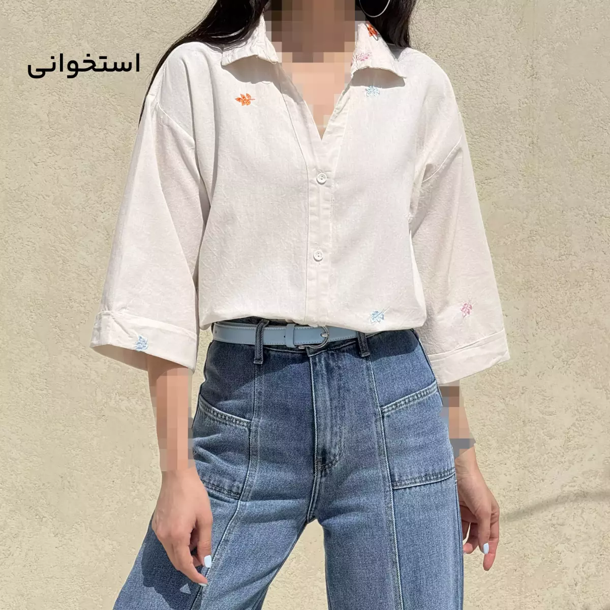 شومیز زنانه طرح برگ