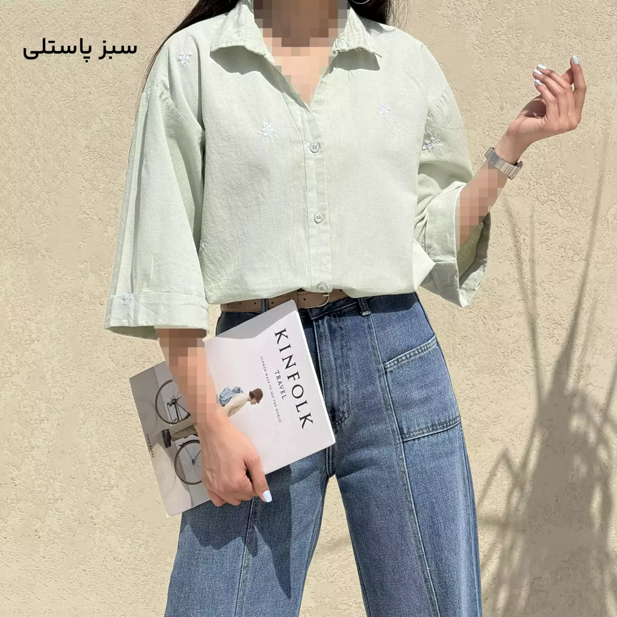 شومیز زنانه طرح برگ