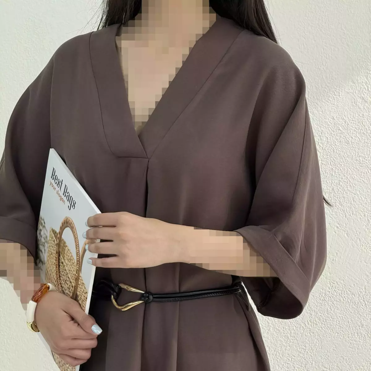 پیراهن زنانه کفتان سیلک