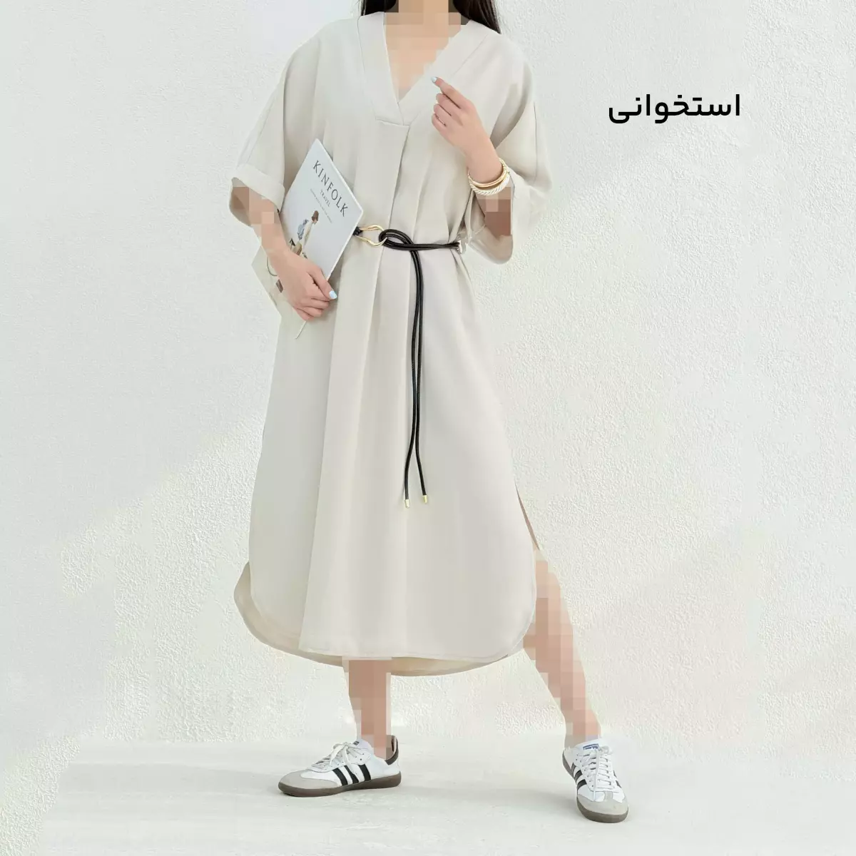 پیراهن زنانه کفتان سیلک