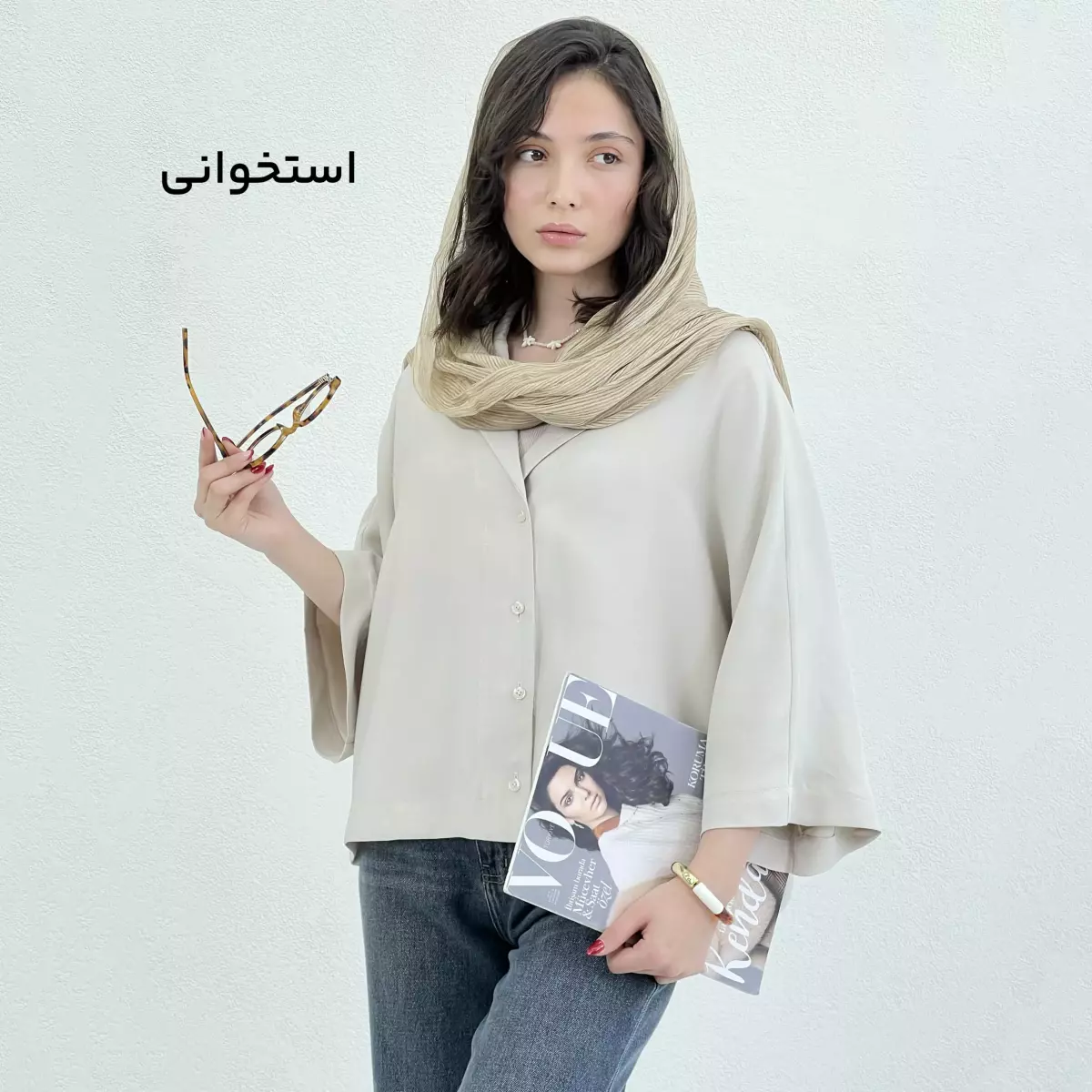 شومیز زنانه یقه انگلیسی
