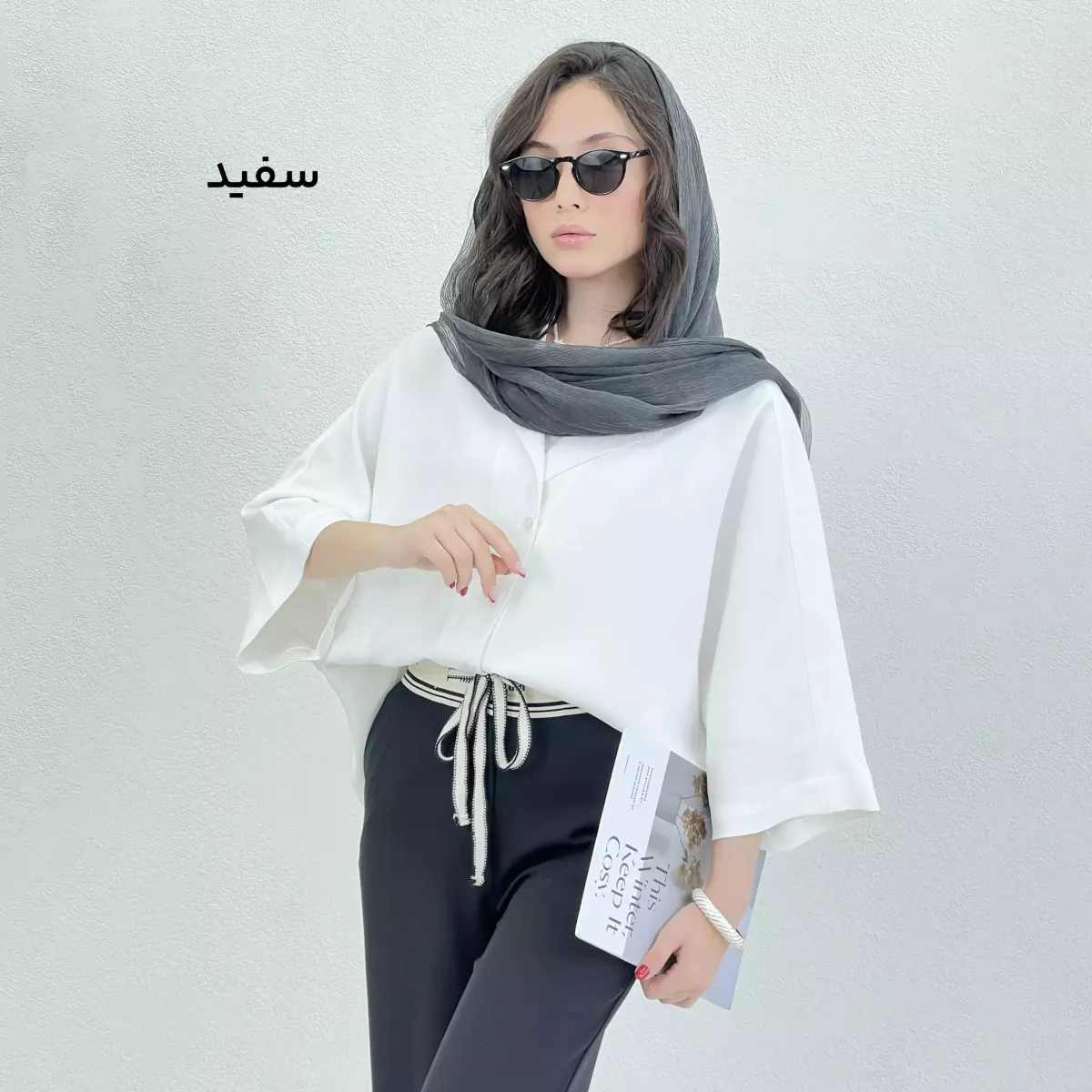 شومیز زنانه یقه انگلیسی