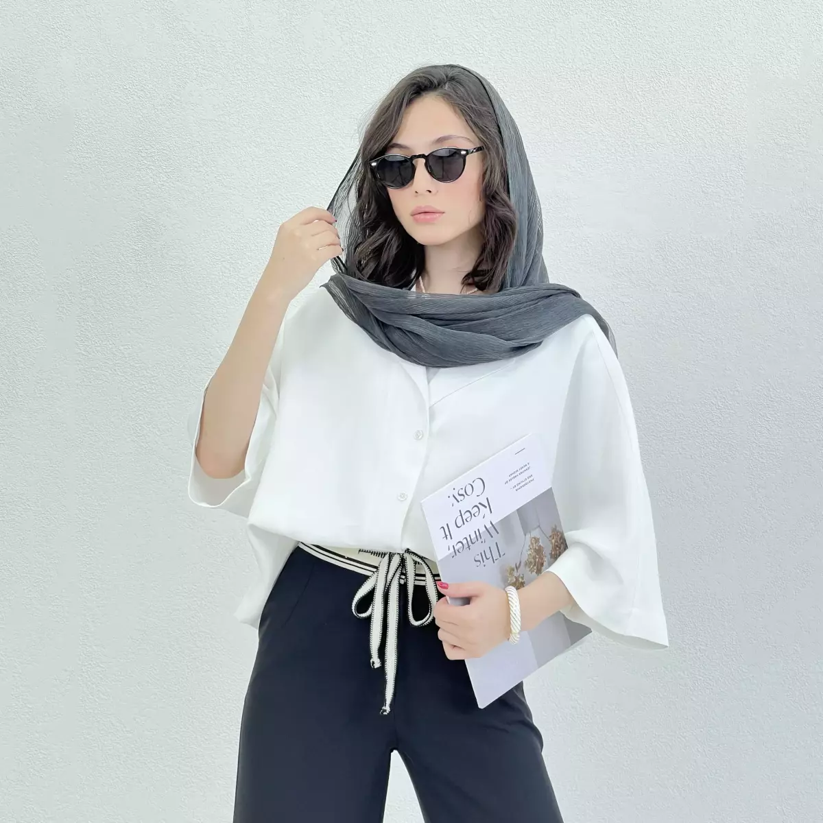 شومیز زنانه یقه انگلیسی