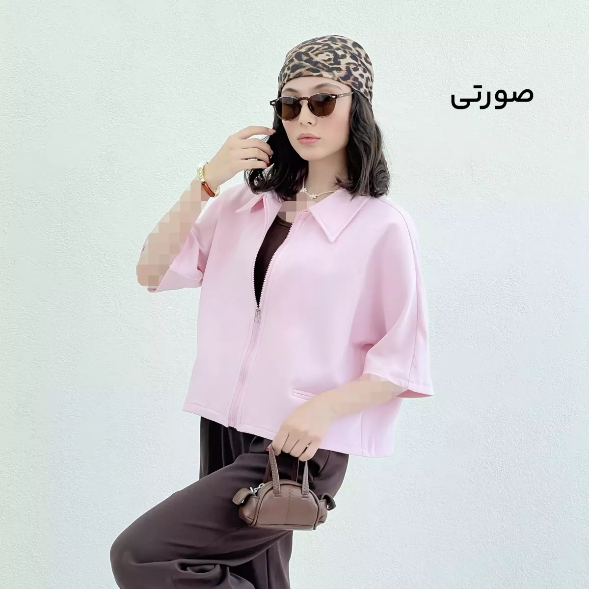 کت زنانه جلو زیپ