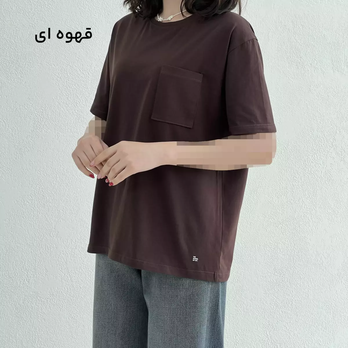 تیشرت زنانه جیب دار