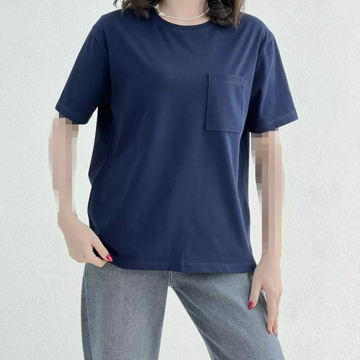 تیشرت زنانه جیب دار