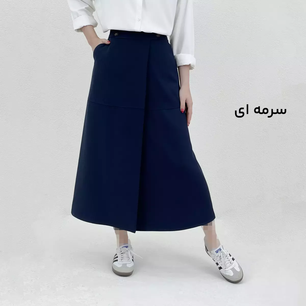 دامن زنانه جلو دکمه