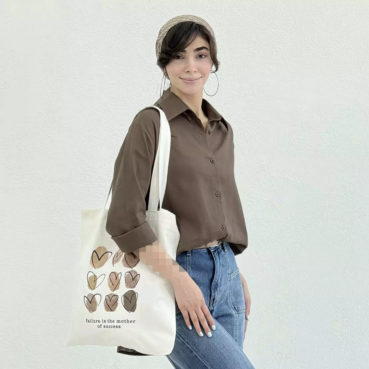 شومیز زنانه لینن جلو دکمه