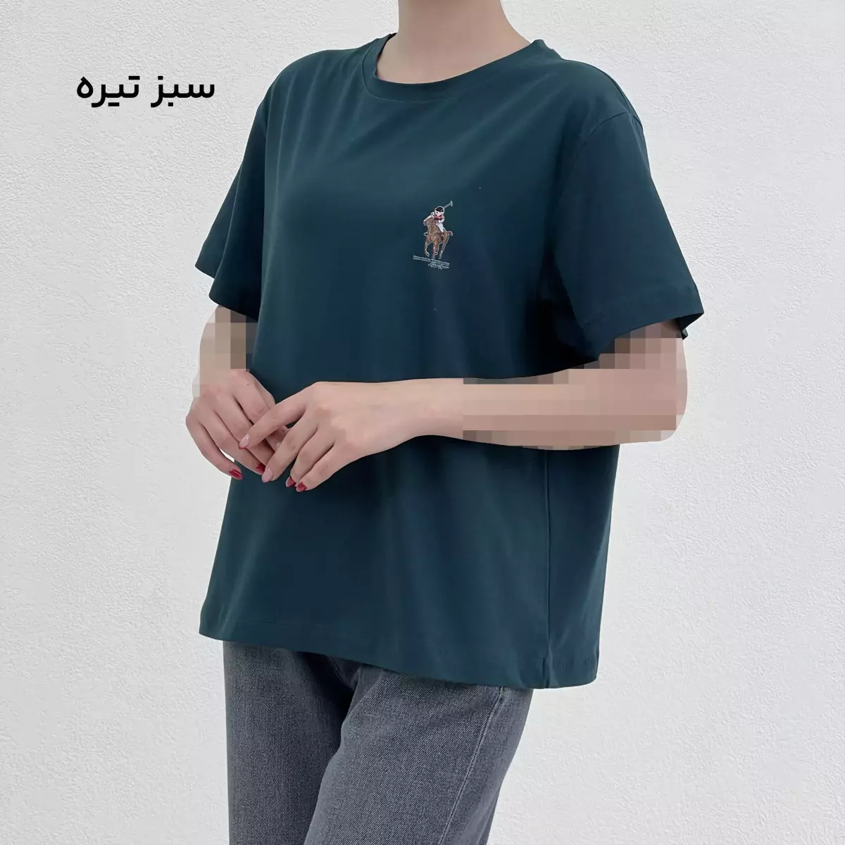 تیشرت زنانه طرح چوگان