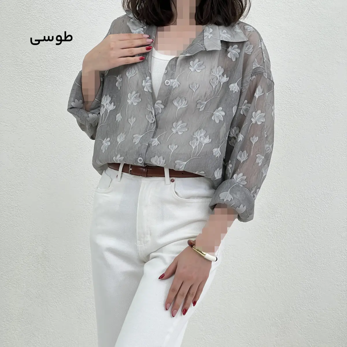 شومیز زنانه طرح گل