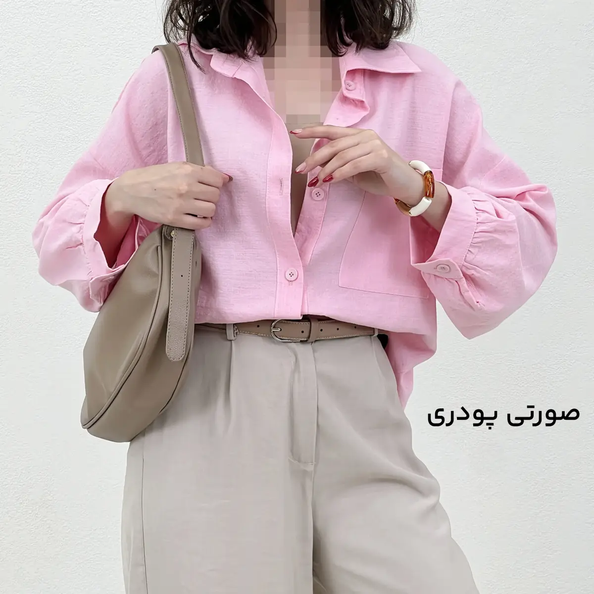 شومیز زنانه آستین دکمه
