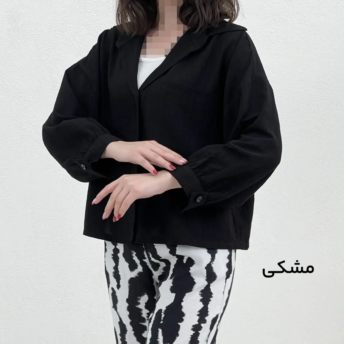 شومیز زنانه آستین دکمه