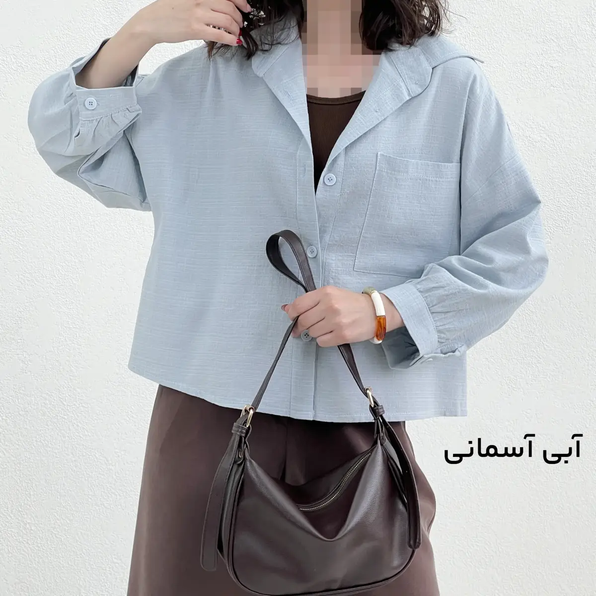 شومیز زنانه آستین دکمه