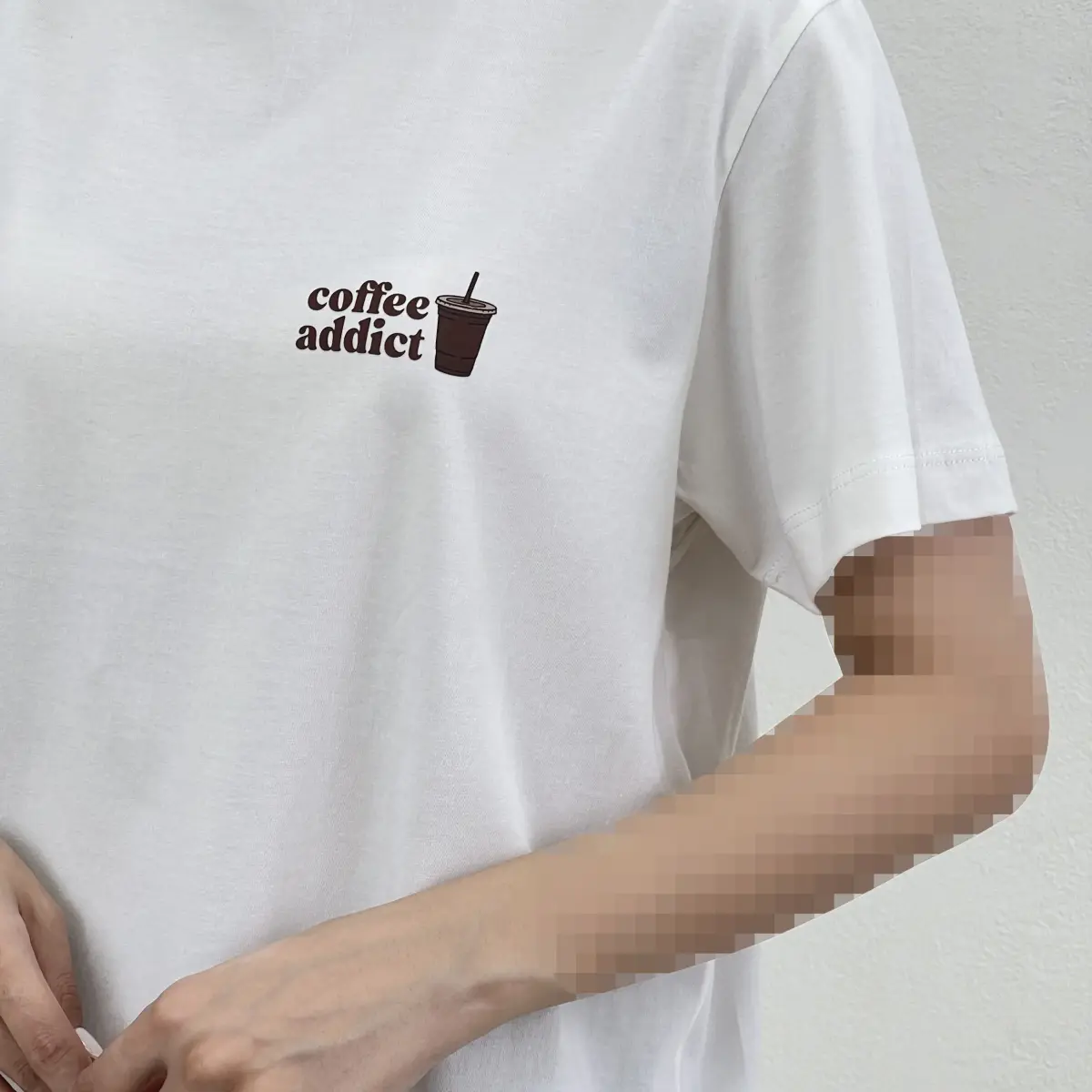 تیشرت زنانه چاپ coffee