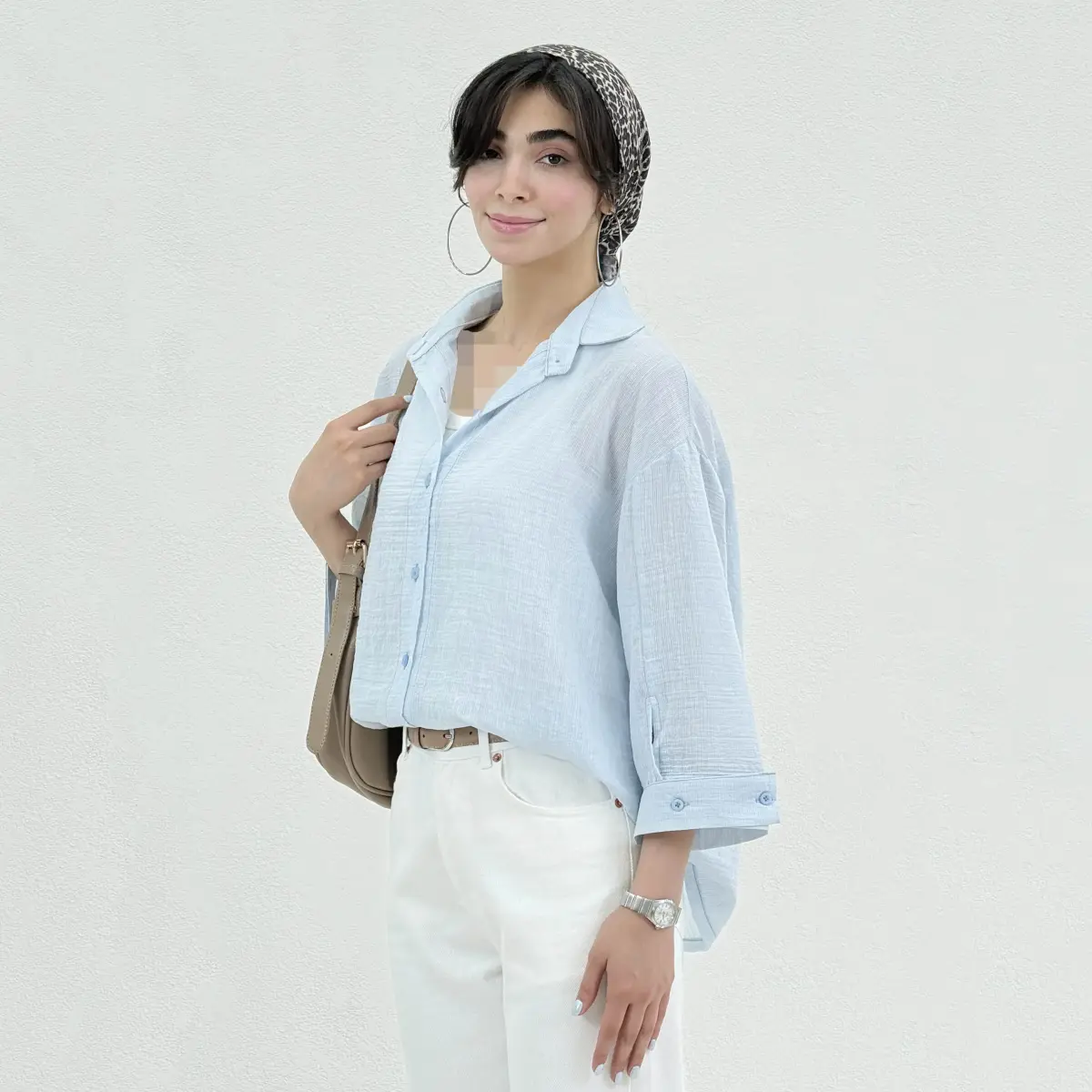 شومیز زنانه پشت دکمه