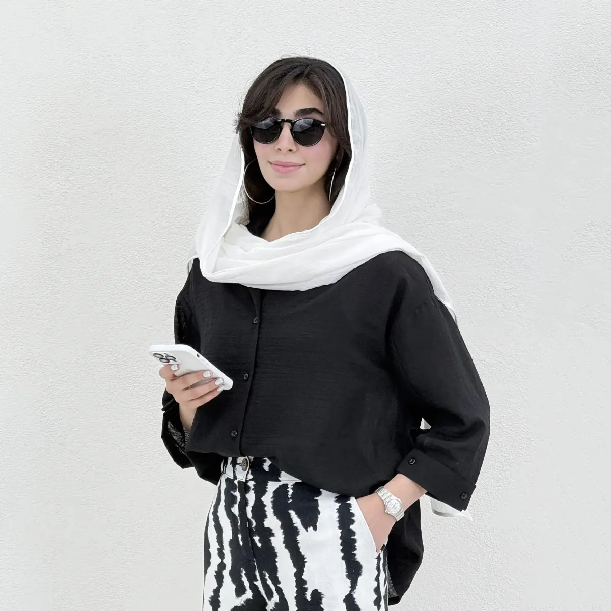 شومیز زنانه پشت دکمه