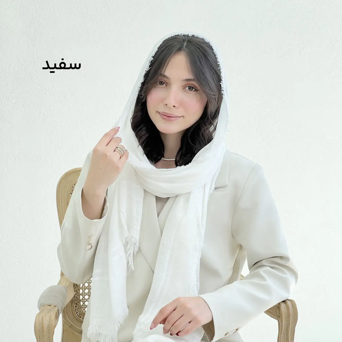 شال زنانه لینن ژولیت