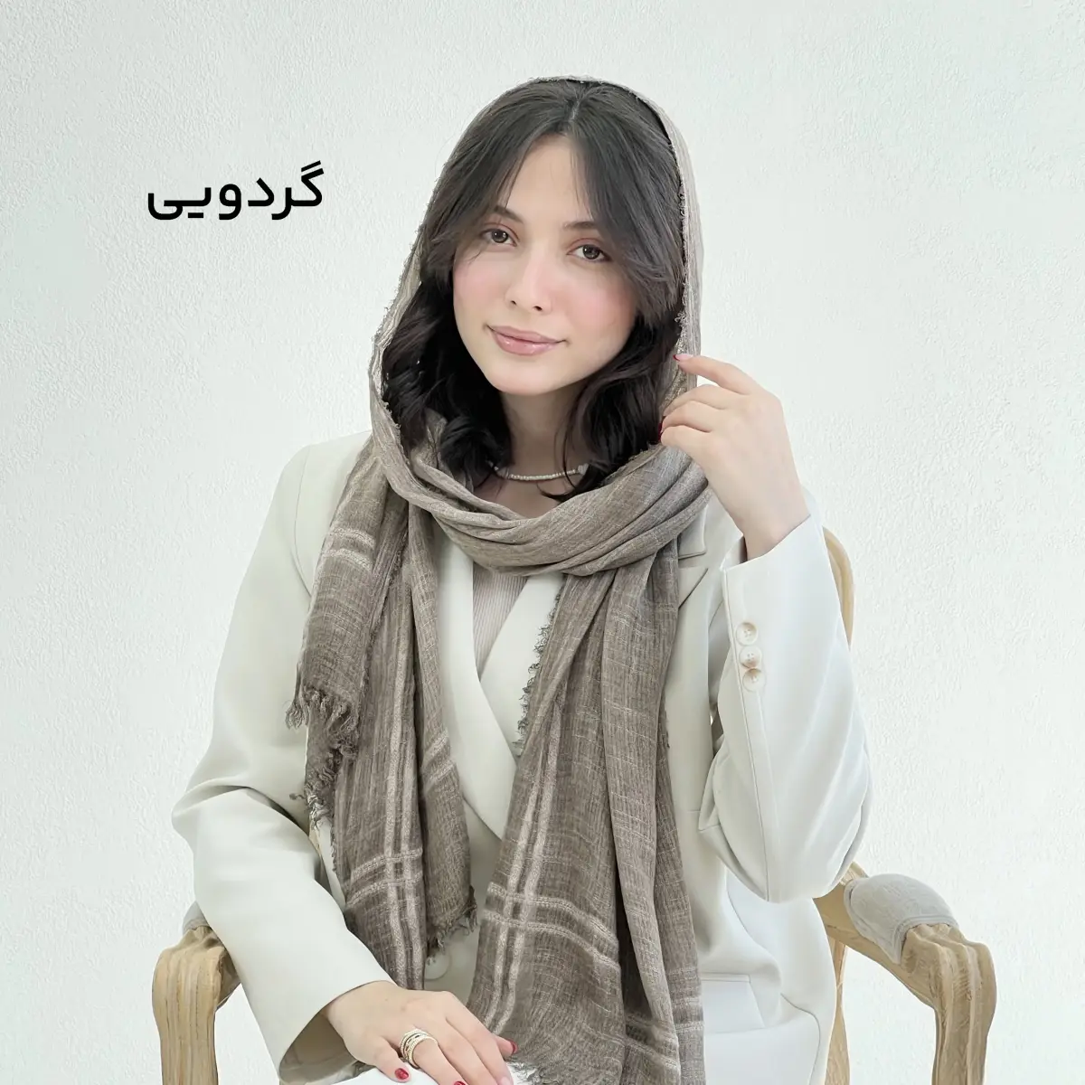شال زنانه لینن ژولیت