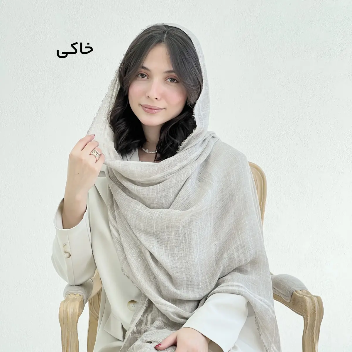 شال زنانه لینن ژولیت