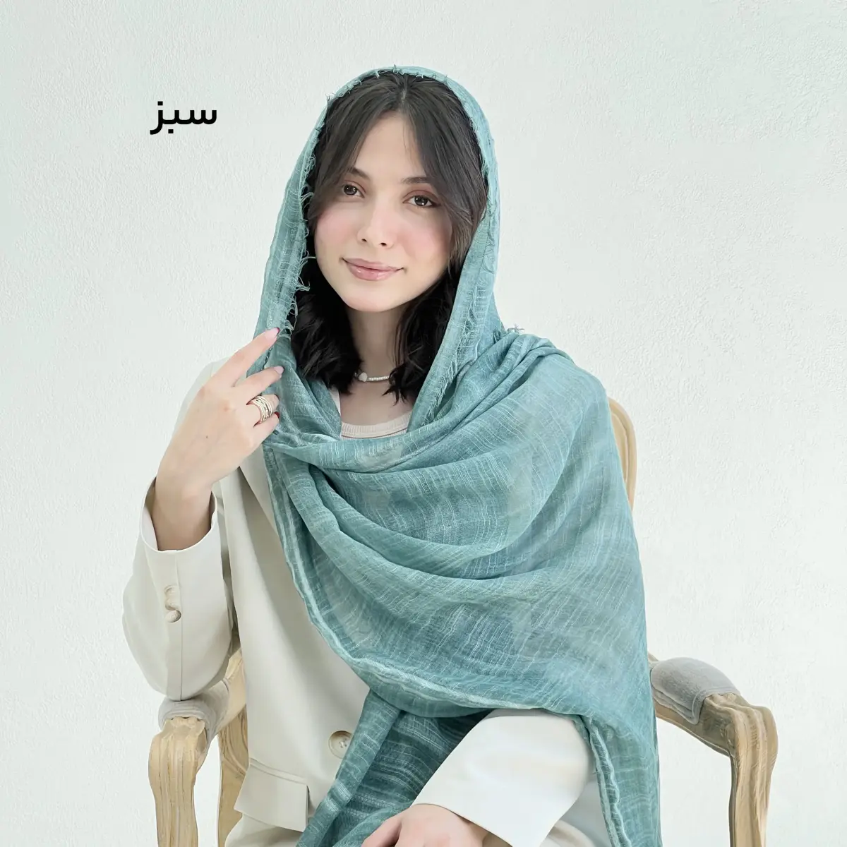 شال زنانه لینن ژولیت