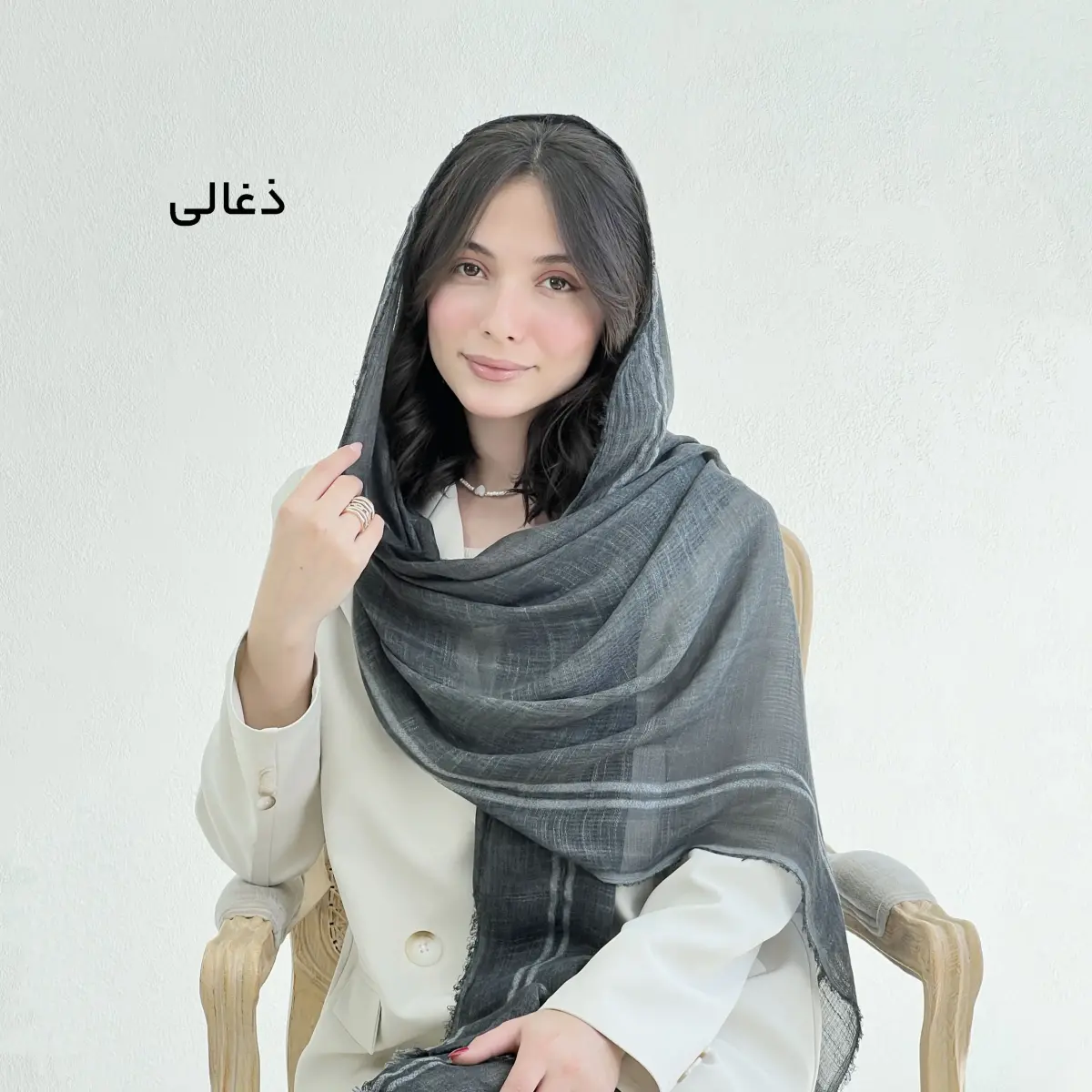 شال زنانه لینن ژولیت