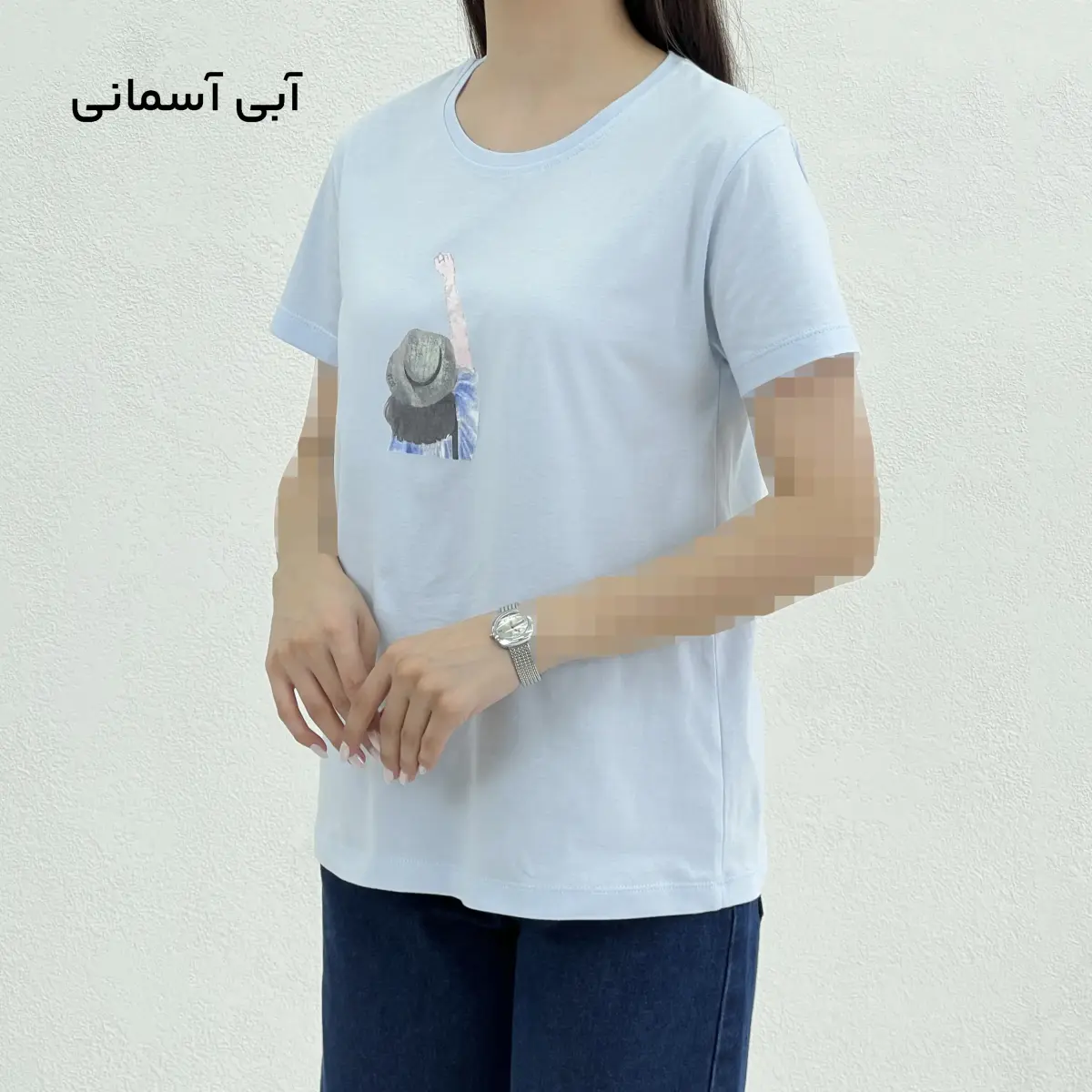 تیشرت زنانه طرح چاپی