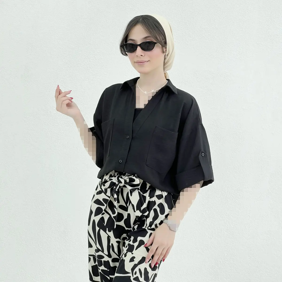 شومیز زنانه مداد رنگی