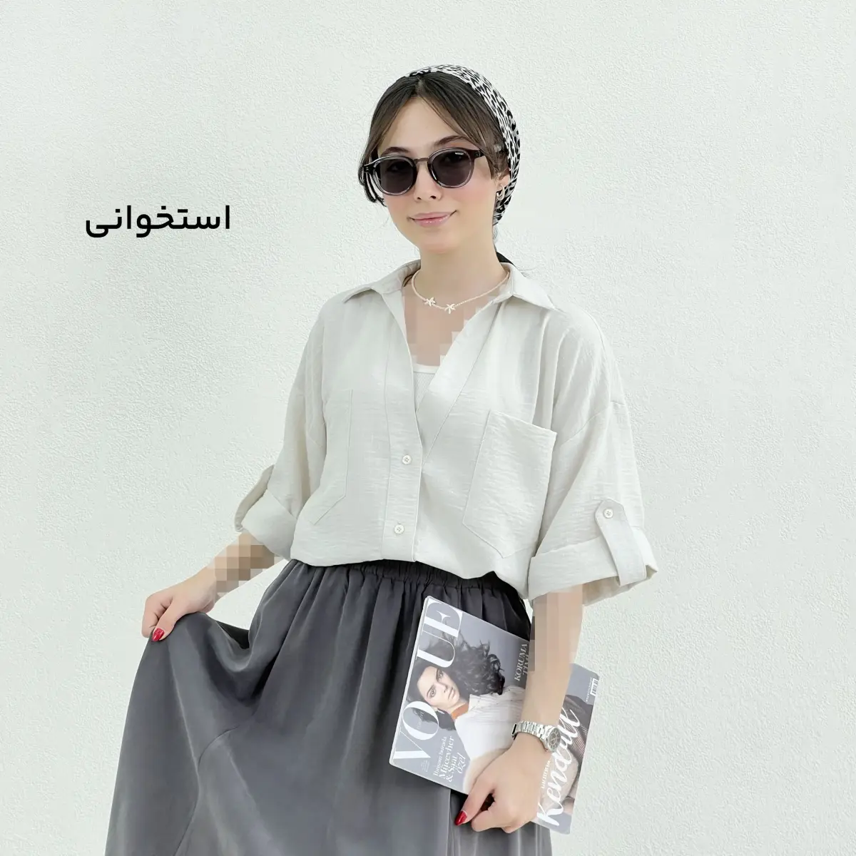 شومیز زنانه مداد رنگی