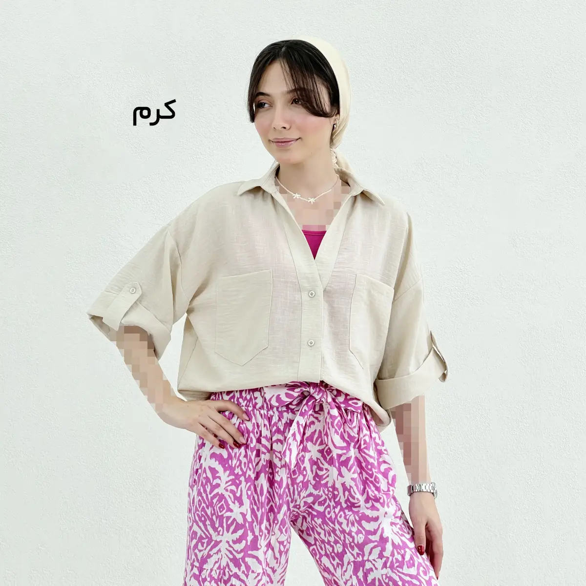 شومیز زنانه مداد رنگی