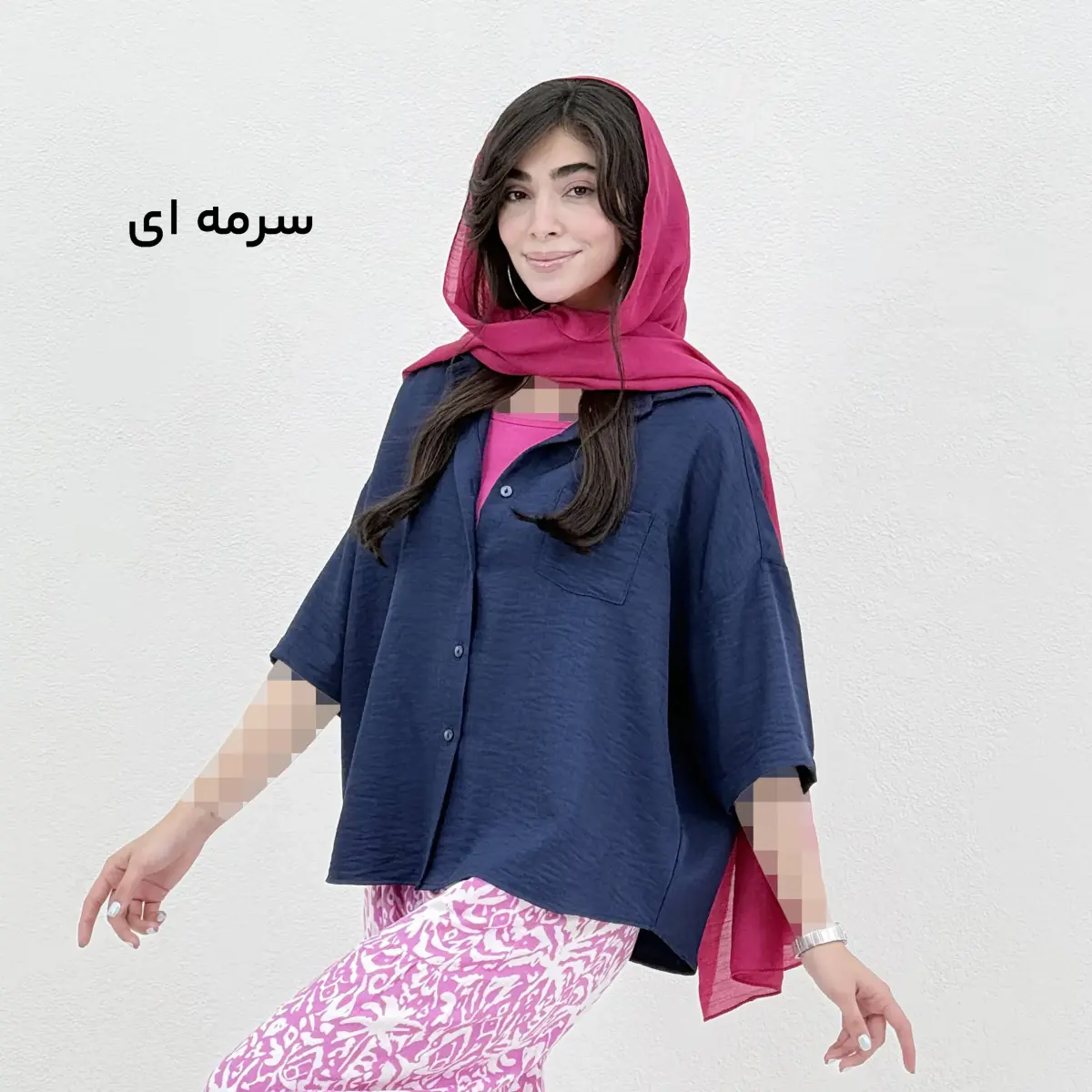 شومیز زنانه صوفیا تک جیب