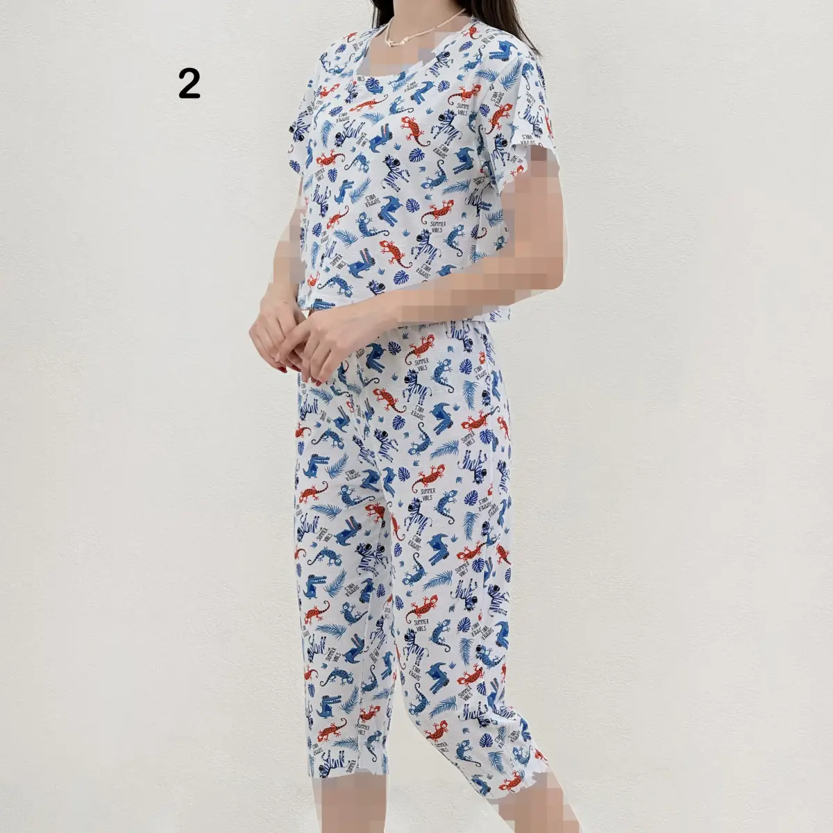ست تیشرت شلوارک زنانه H&M
