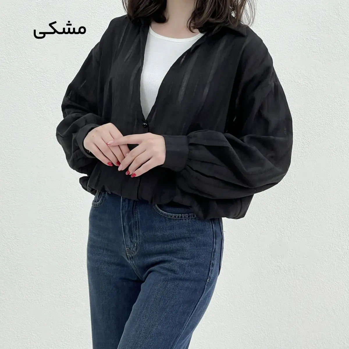 شومیز زنانه دو تیکه لینن