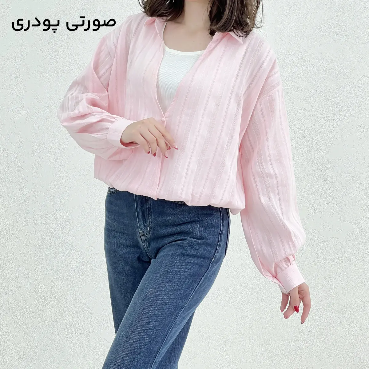 شومیز زنانه دو تیکه لینن