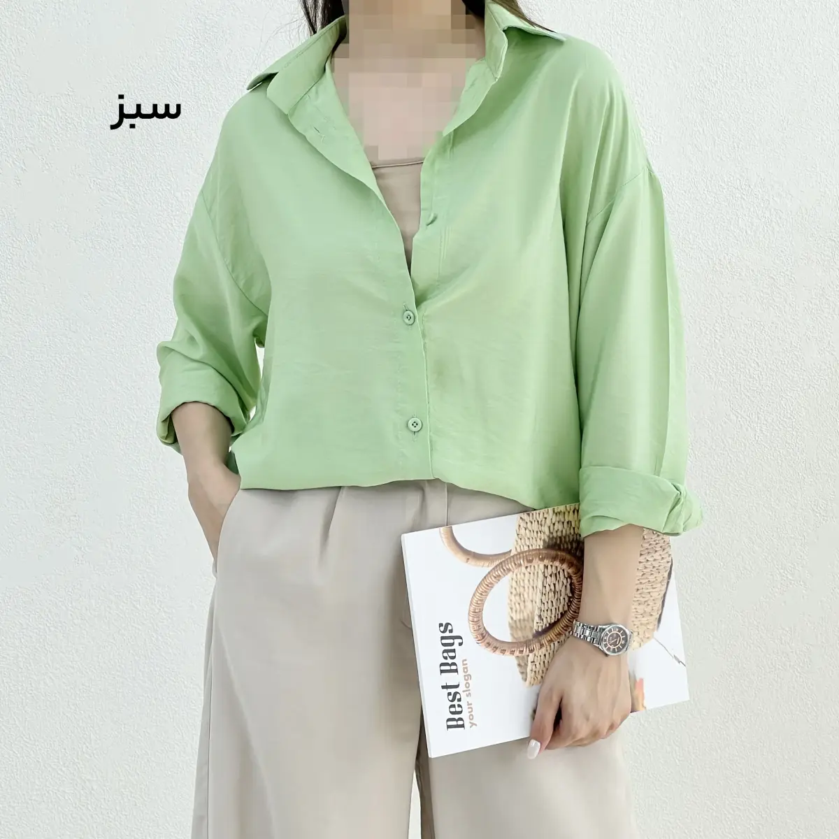 شومیز زنانه پری پاستلی