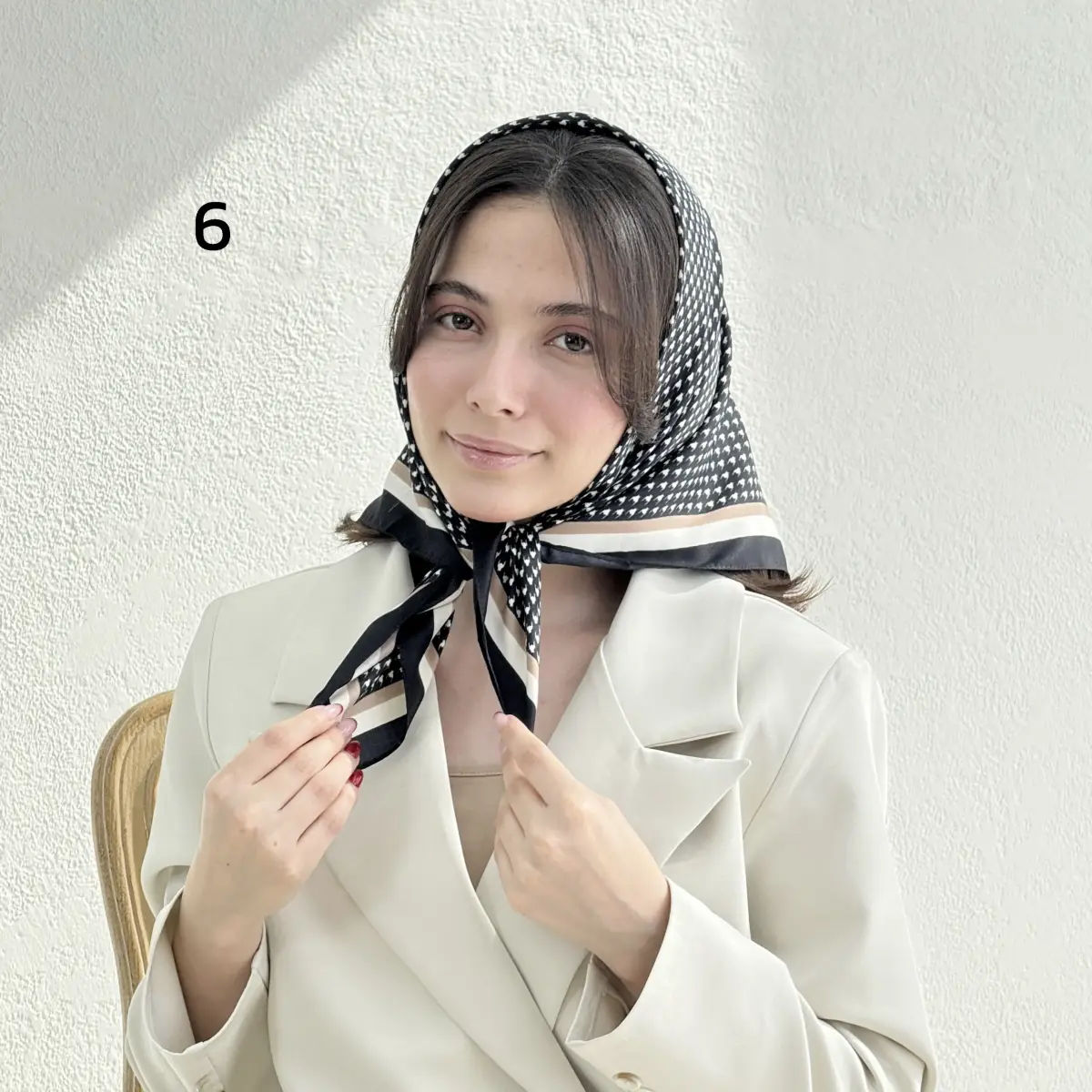 مینی اسکارف زنانه طرح پیچازی