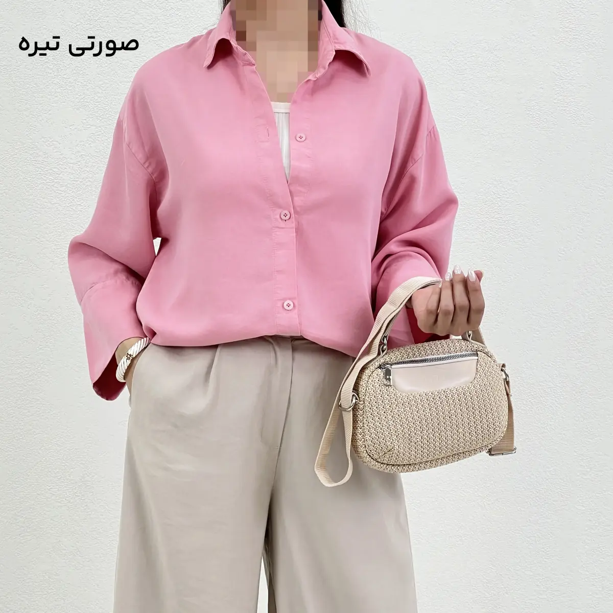شومیز زنانه کتان سیلک