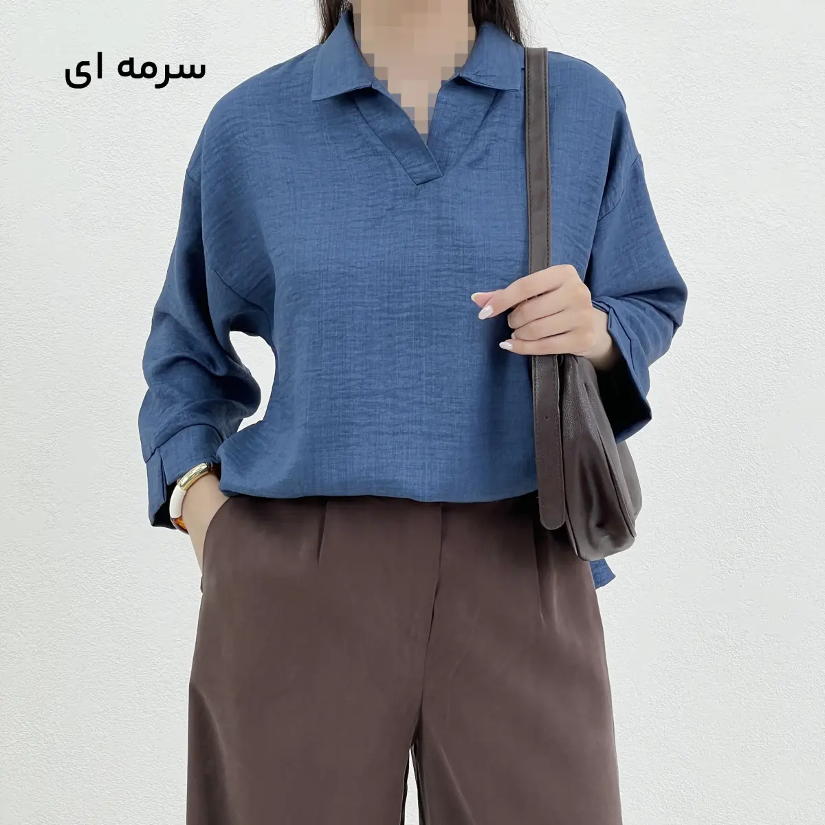 شومیز زنانه جلو بسته