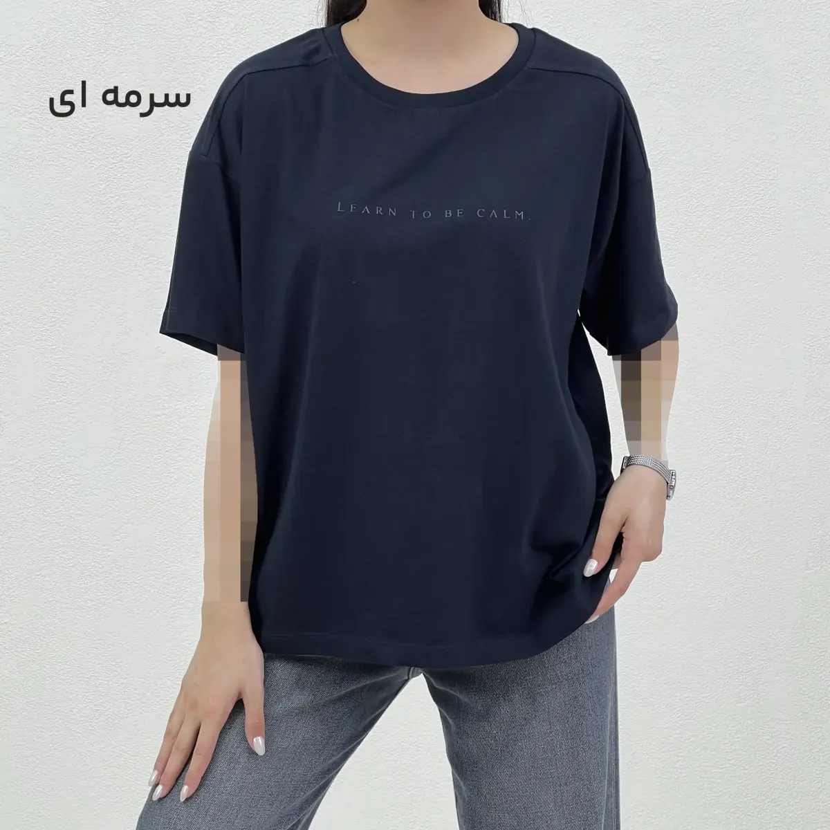 تیشرت زنانه یقه گرد CALM