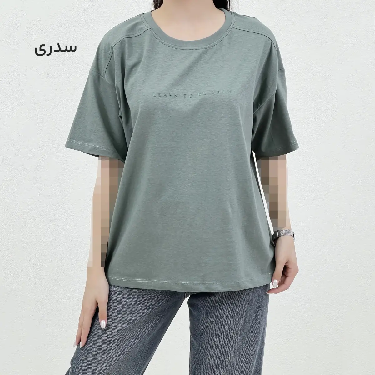 تیشرت زنانه یقه گرد CALM