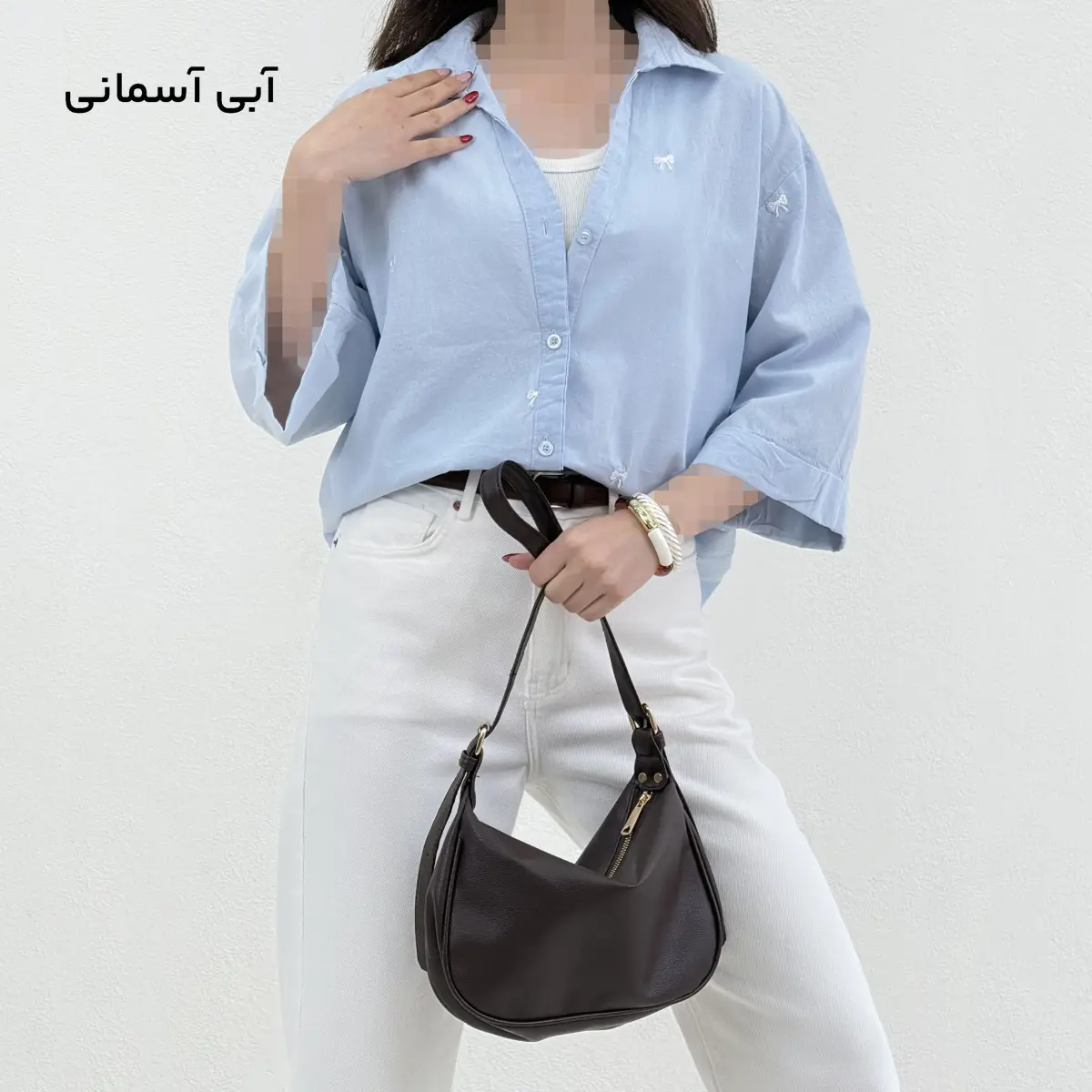 شومیز زنانه طرح پاپیون
